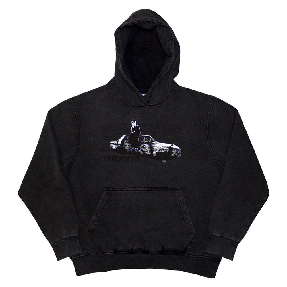 The 1975 Car Photo Pullover Stone Wash Hoodie product image 1