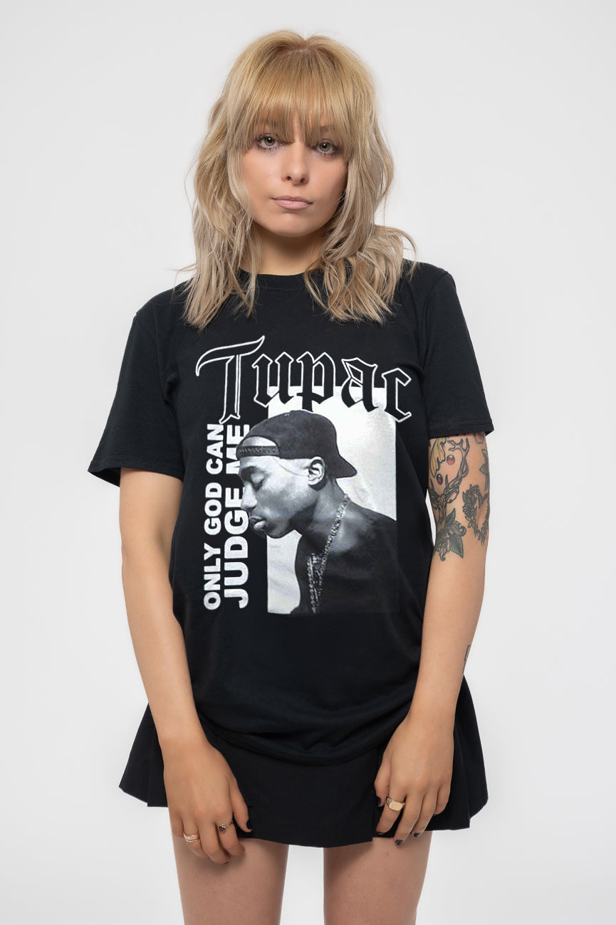 Tupac Only God Can Judge Skinny Fit T Shirt product image 1