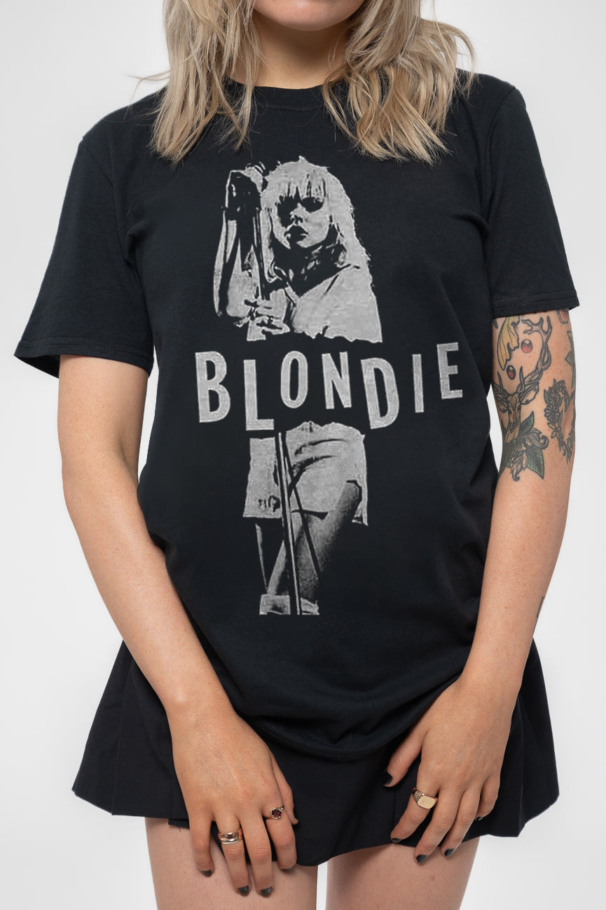 Blondie Mic Stand Skinny Fit T Shirt product image 3