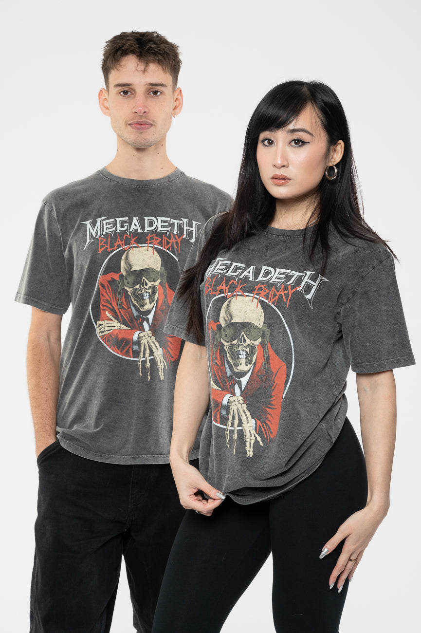 Megadeth Blood Bath Stone Limited Edition 999 Only Wash T product image 5