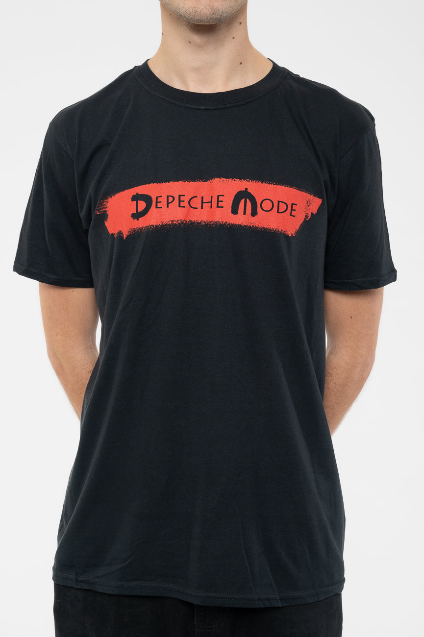 Depeche Mode Global Spirit Tour Red Logo T Shirt product image 3