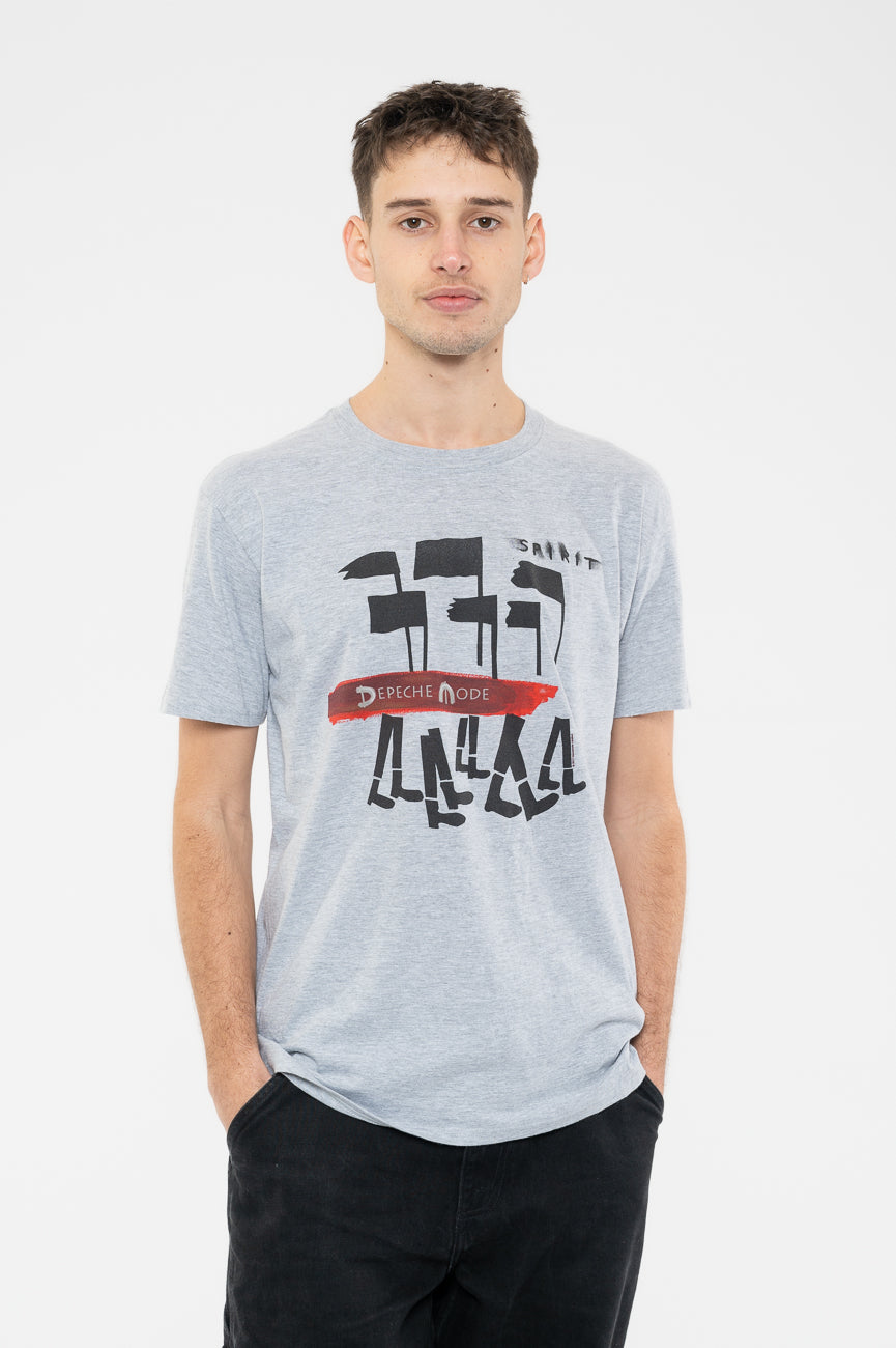 Depeche Mode Global Spirit Tour Red Logo T Shirt product image 1