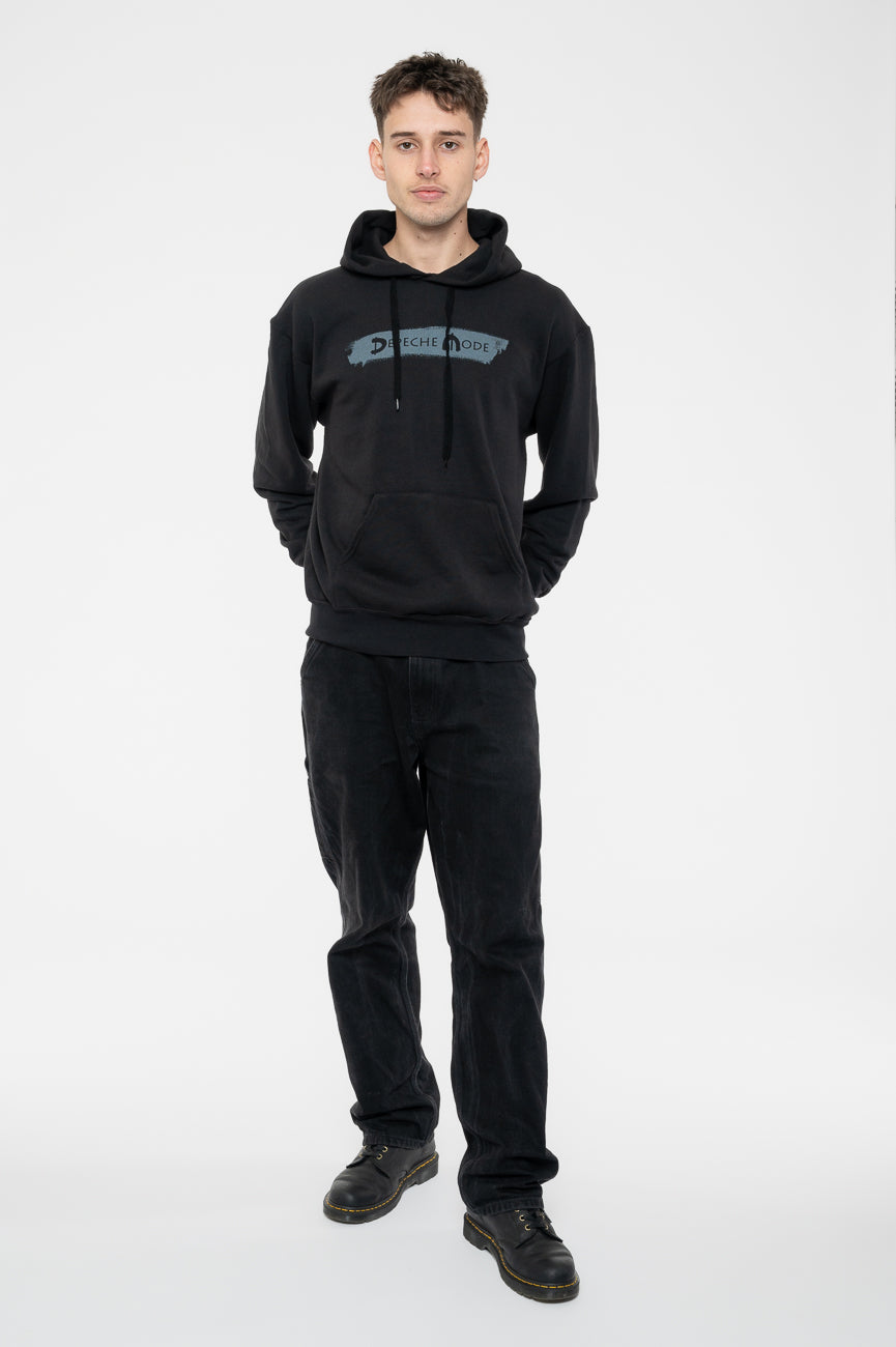 Depeche Mode Grey Logo Global Spirit Tour Pullover Hoodie product image 2