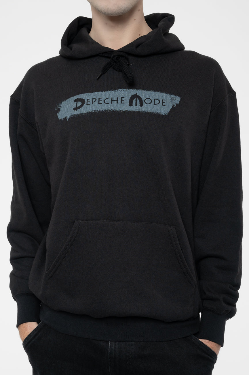Depeche Mode Grey Logo Global Spirit Tour Pullover Hoodie product image 3