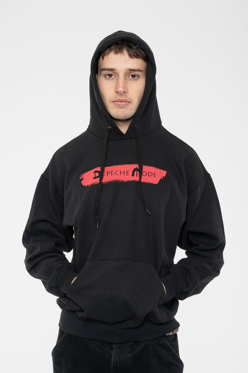 Depeche Mode Red Logo Global Spirit Tour Pullover Hoodie product image 1