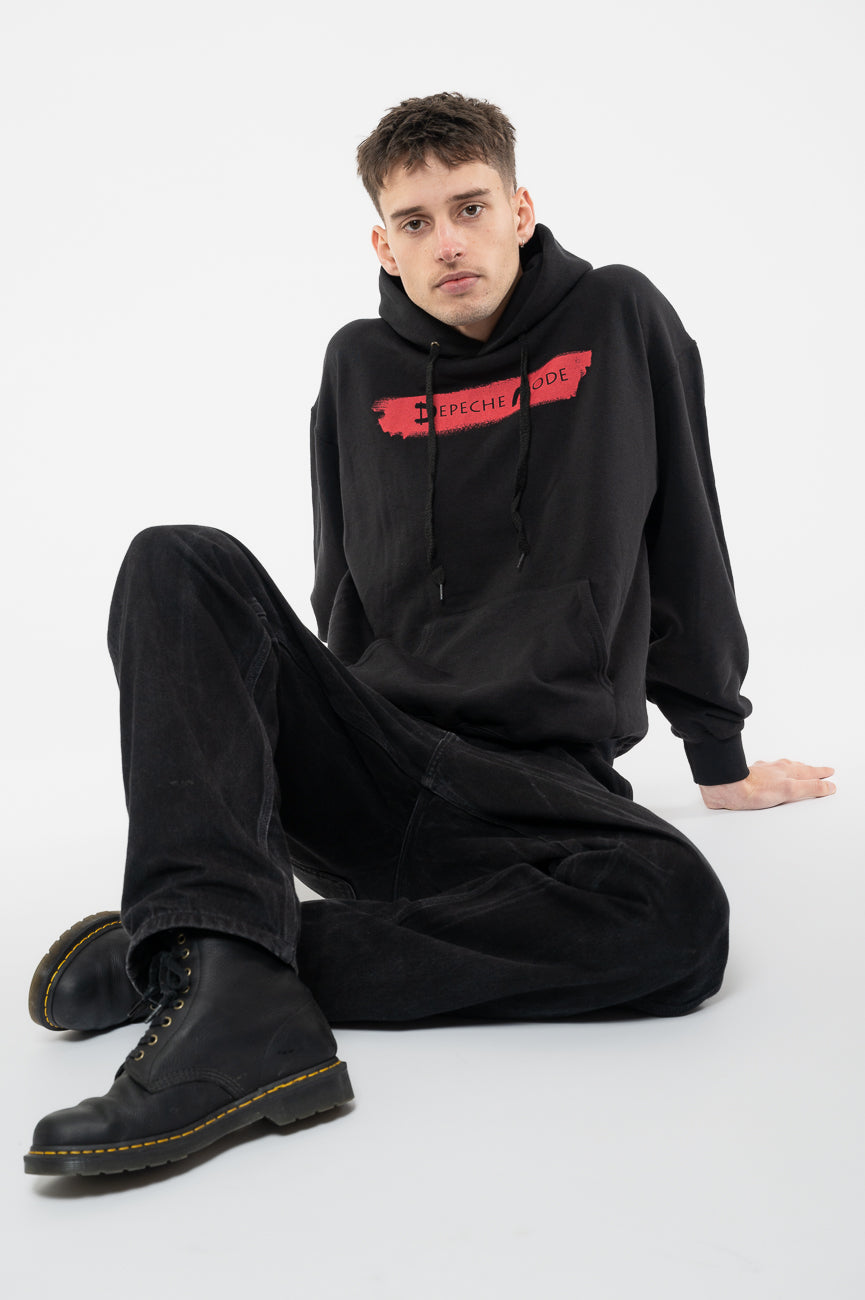 Depeche Mode Red Logo Global Spirit Tour Pullover Hoodie product image 5