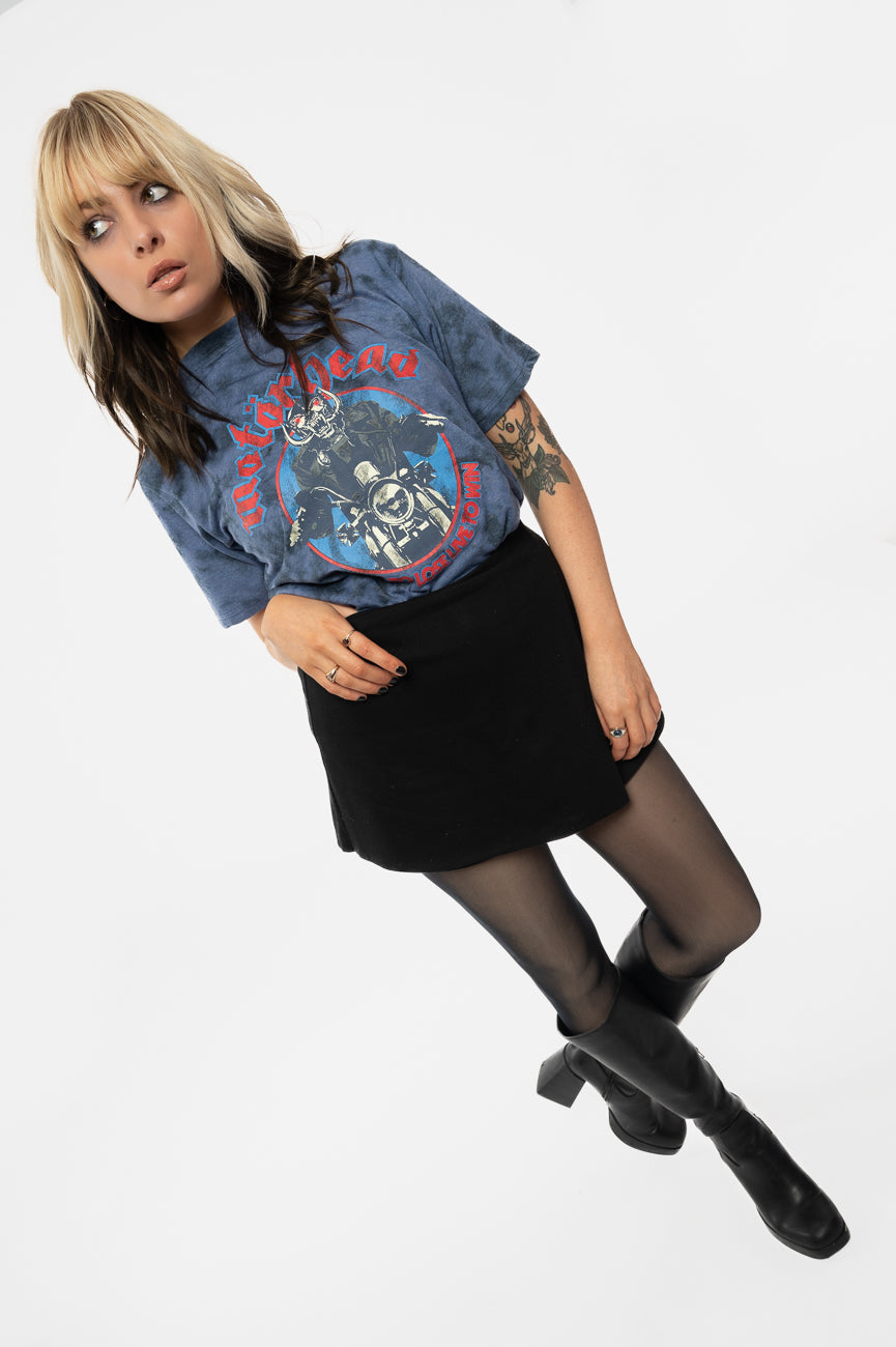 Motorhead Born To Lose Biker Dye Wash T Shirt product image 5