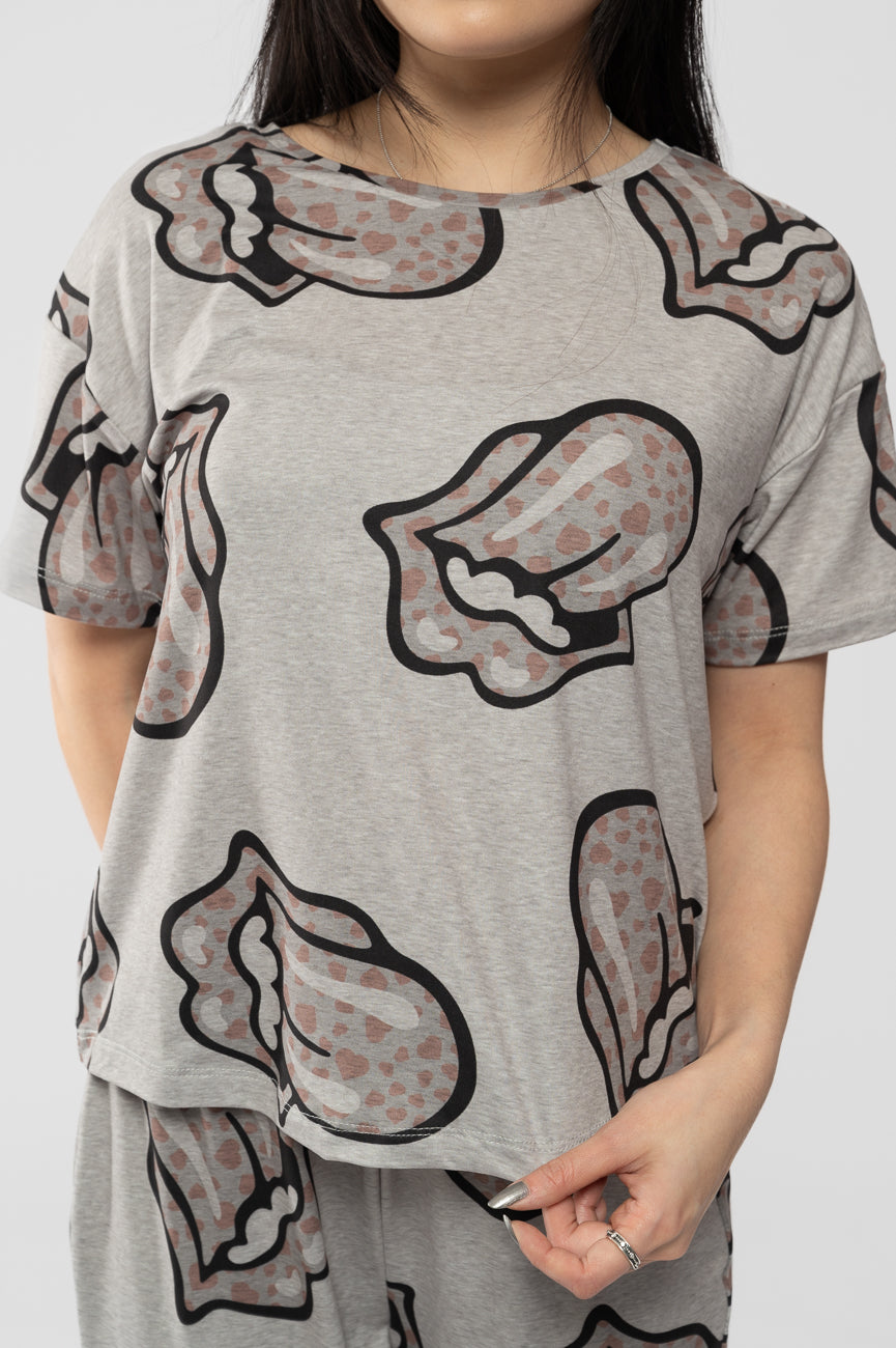 The Rolling Stones Heart Tongue Pyjamas product image 3