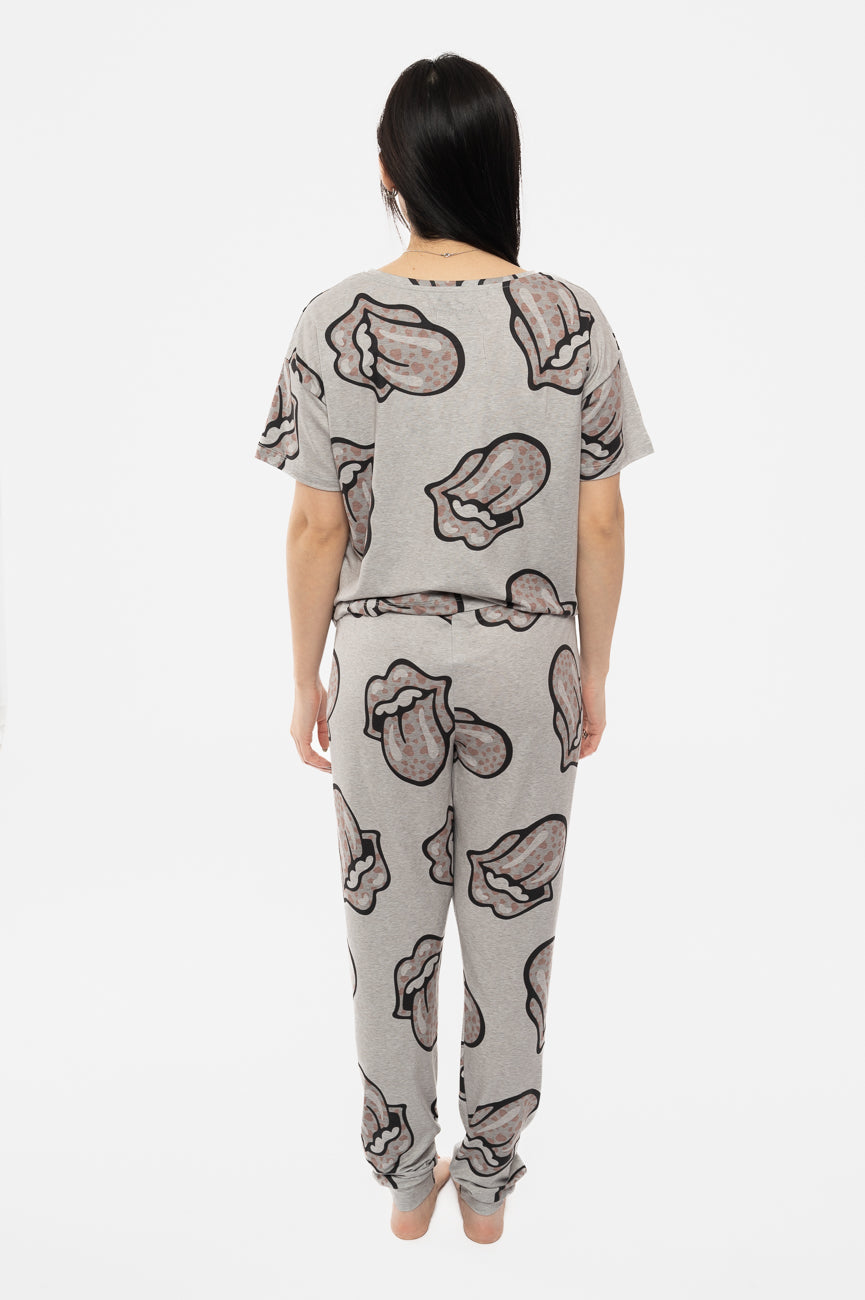 The Rolling Stones Heart Tongue Pyjamas product image 4