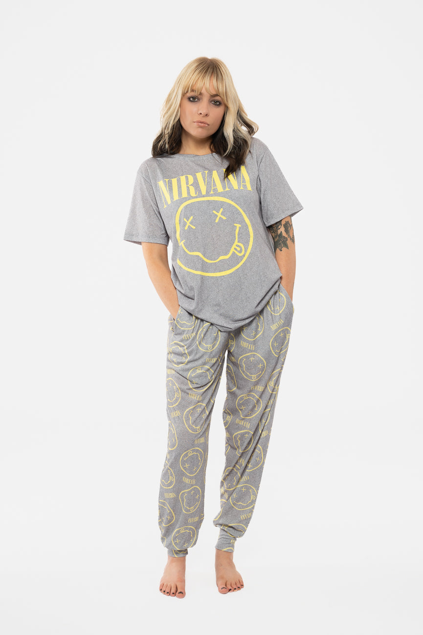 Nirvana Yellow Grunge Smile Pyjamas product image 2