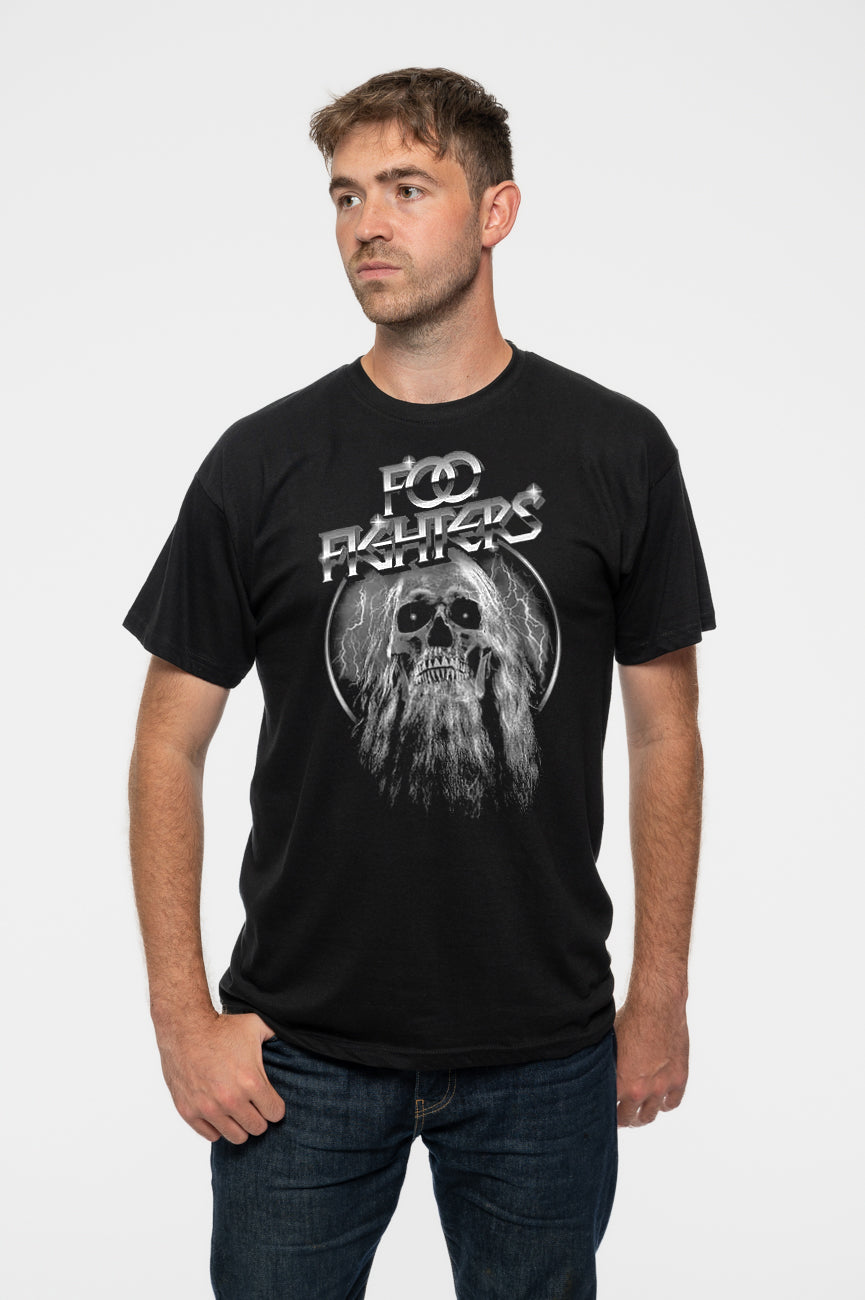 Foo Fighters Bearded Skull T Shirt product image 1