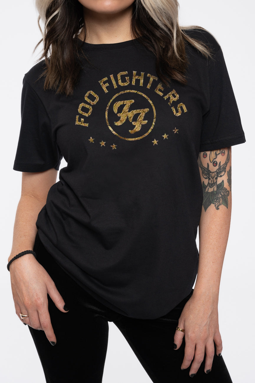 Foo Fighters Arched Stars T Shirt product image 3