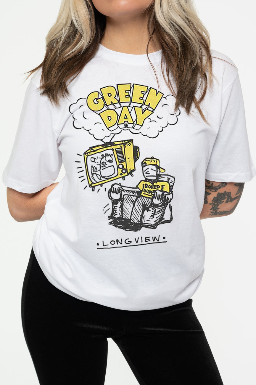 Green Day Longview Doodle T Shirt product image 3