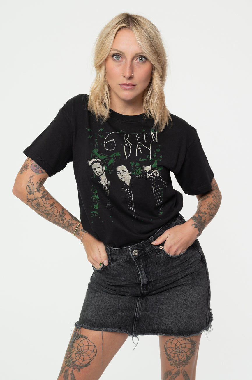 Green Day Lean Band Shot T Shirt product image 1
