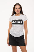 Oasis Decca Band Logo Skinny Fit T Shirt product image 1
