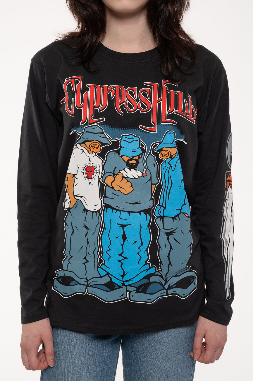 Cypress Hill Blunted Long Sleeve T Shirt product image 3