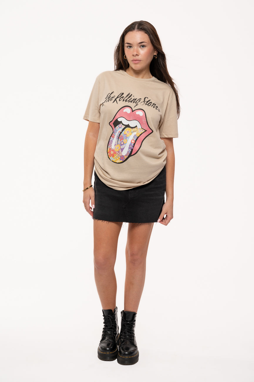 The Rolling Stones Flowers Tongue T Shirt product image 2