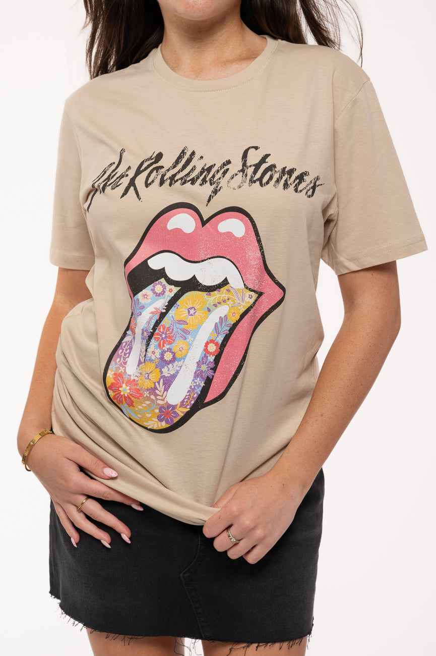 The Rolling Stones Flowers Tongue T Shirt product image 3
