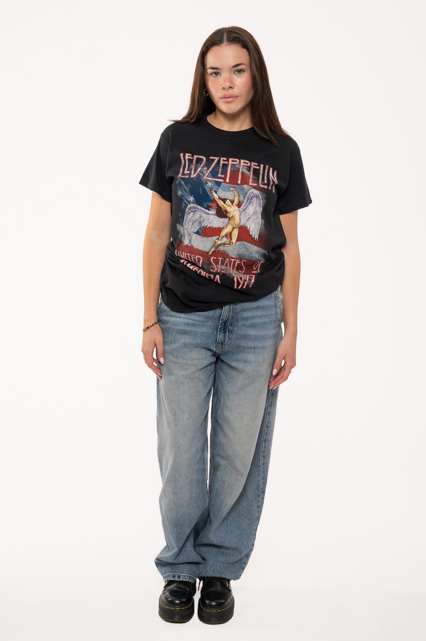 Led Zeppelin Stars N Stripes USA 77 T Shirt product image 2