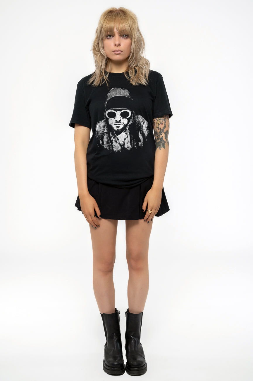 Kurt Cobain Sunglasses Portrait T Shirt product image 2