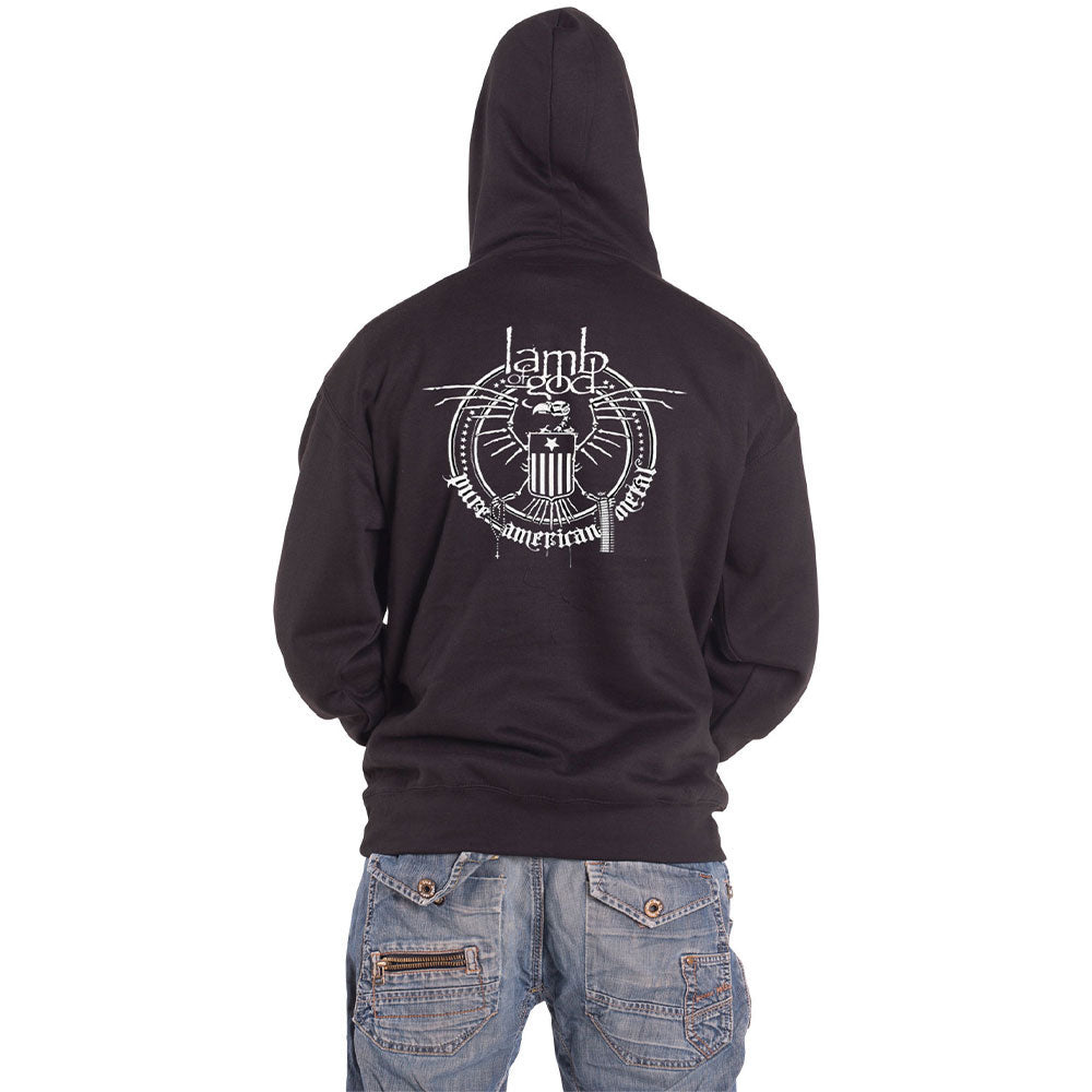 Lamb Of God Skeleton Eagle Pullover Hoodie product image 2