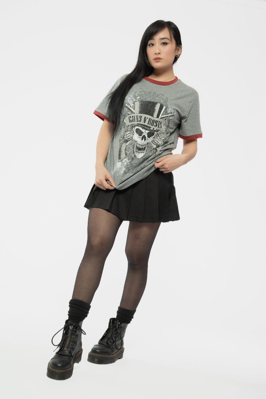 Guns N' Roses Faded Skull Ringer T Shirt product image 5