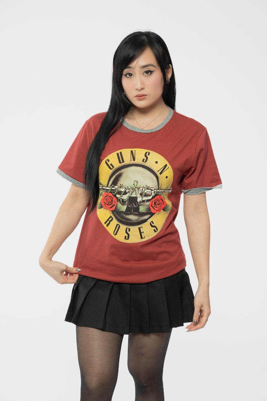 Guns N' Roses Classic Logo Ringer T Shirt product image 1