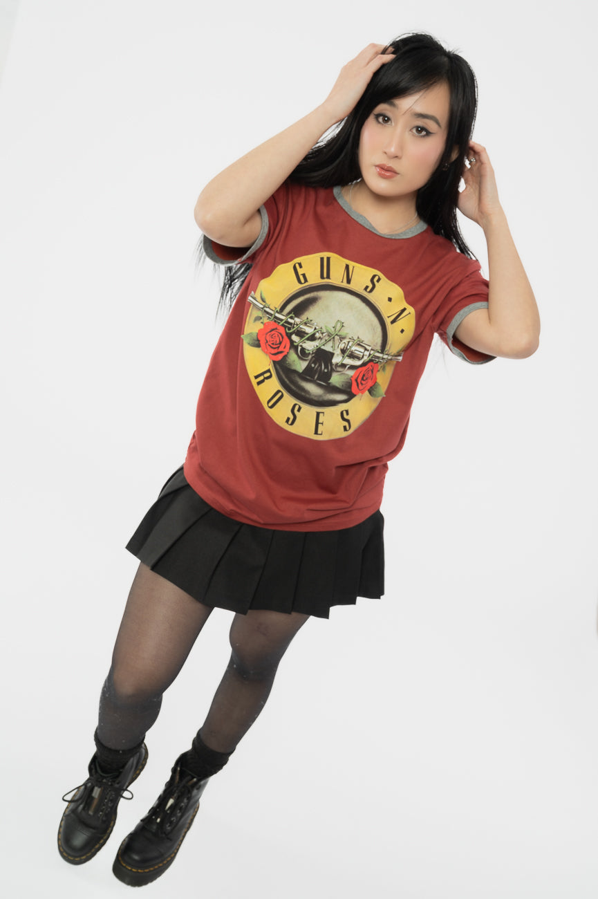Guns N' Roses Classic Logo Ringer T Shirt product image 5