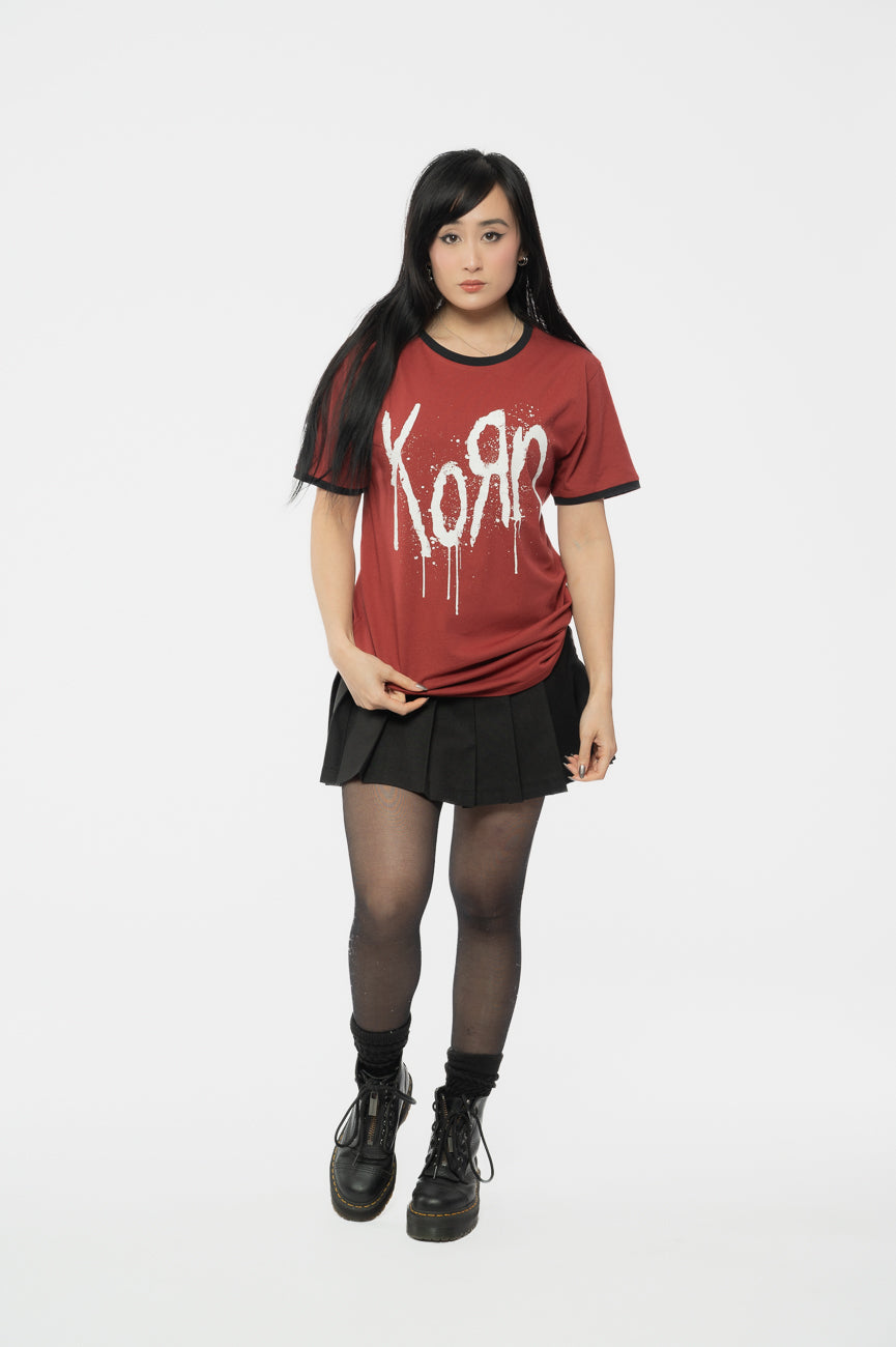 Korn Band Logo Ringer T Shirt product image 2