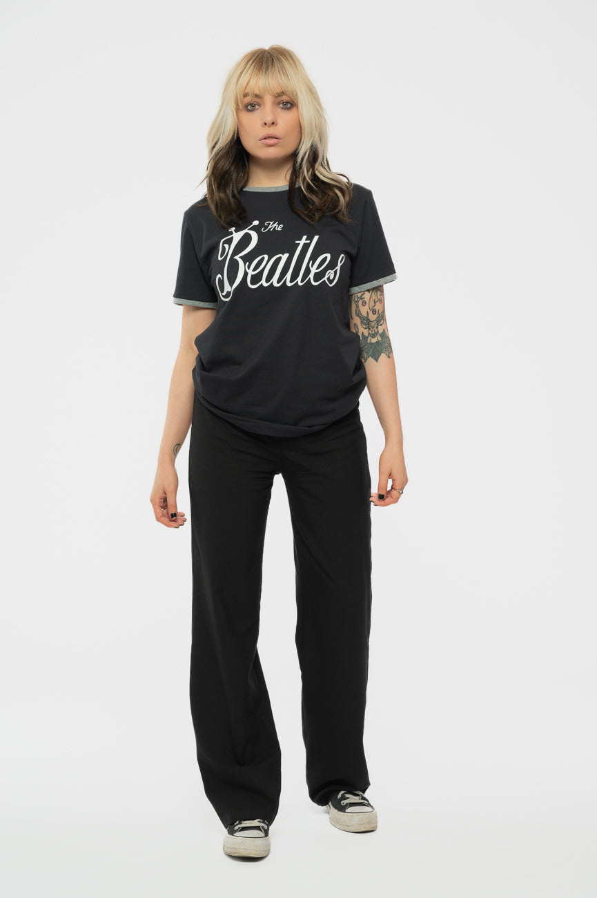 The Beatles Bug Logo Ringer T Shirt product image 2
