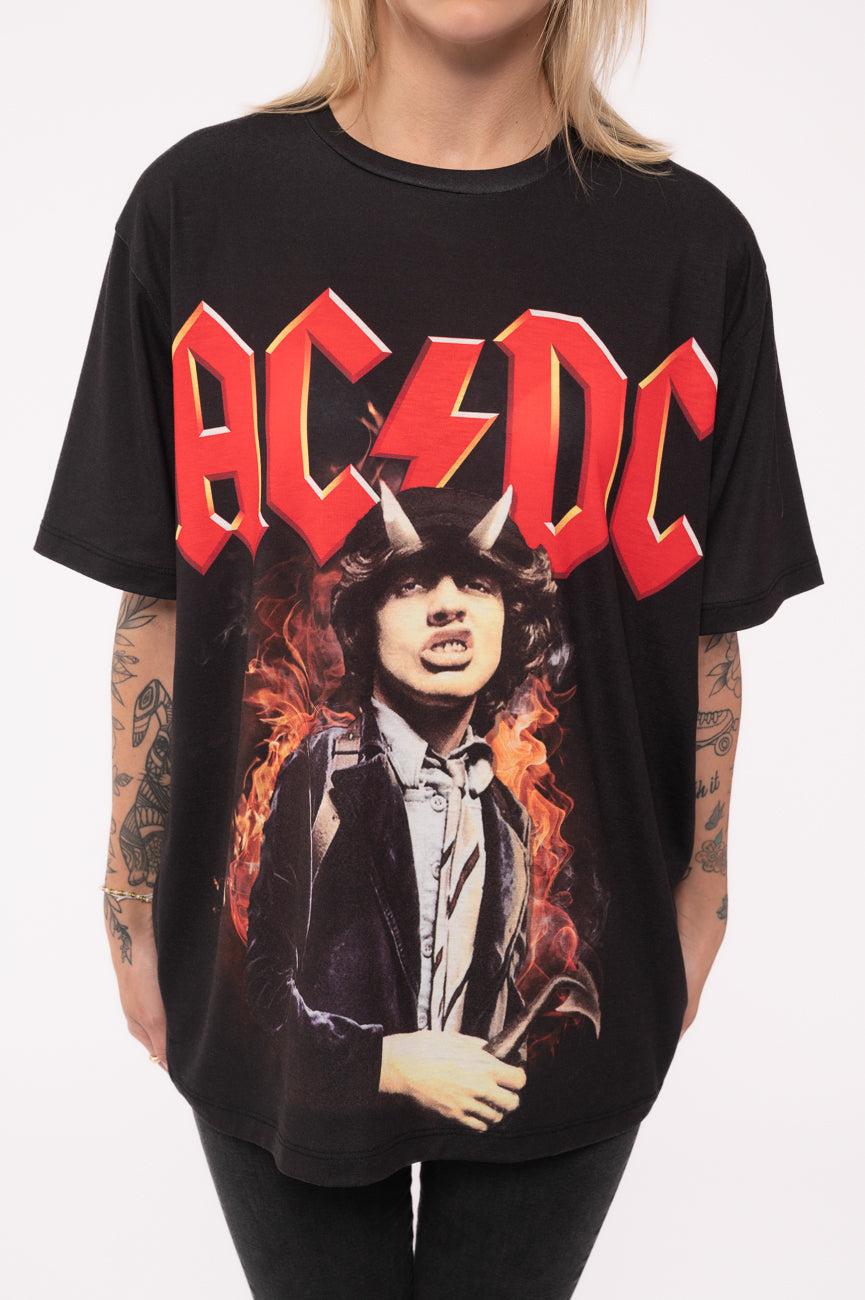 AC/DC Angus Highway To Hell Sublimation Print T Shirt product image 3