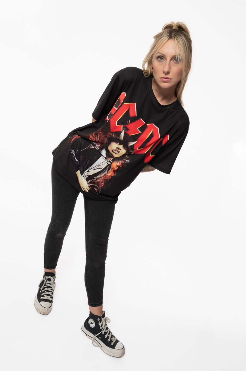 AC/DC Angus Highway To Hell Sublimation Print T Shirt product image 5