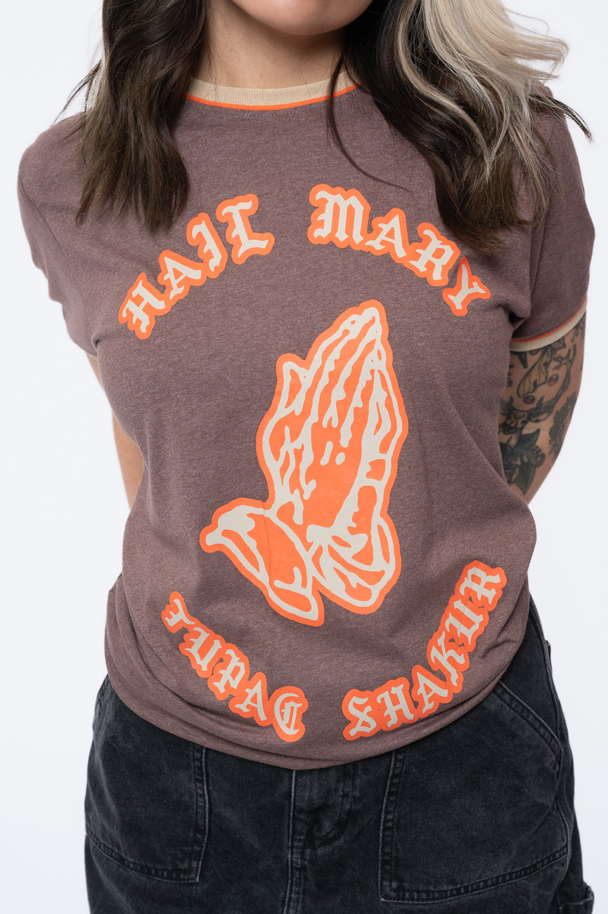Tupac Hail Mary Ringer T Shirt product image 3