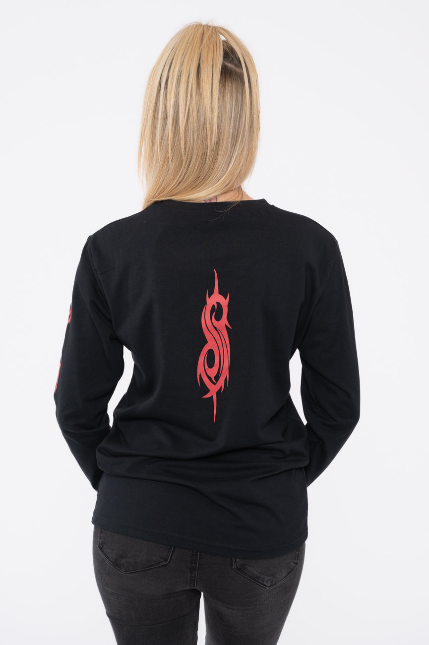 Slipknot Skeleton Flag Long Sleeve T Shirt product image 4