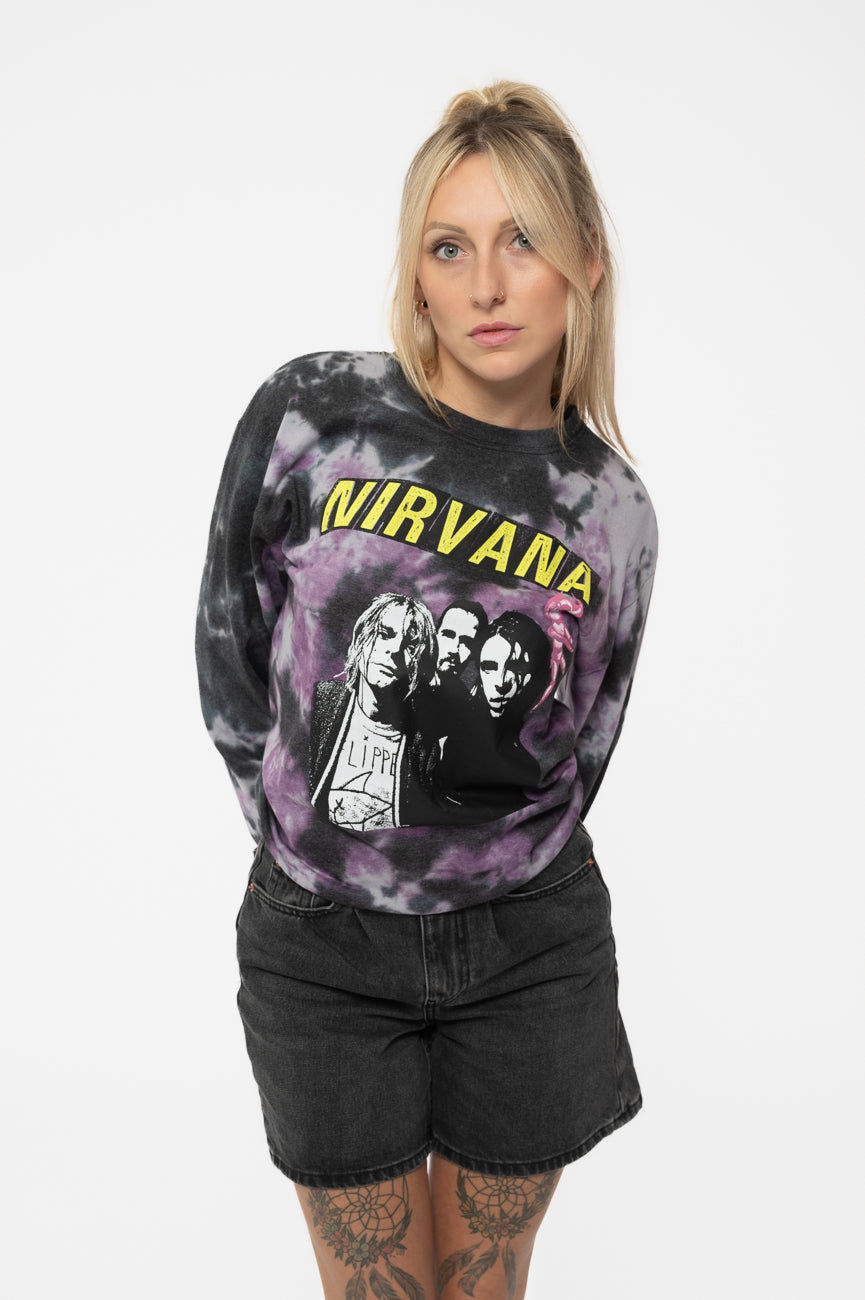 Nirvana Flipper Dip Dye Sweatshirt product image 1