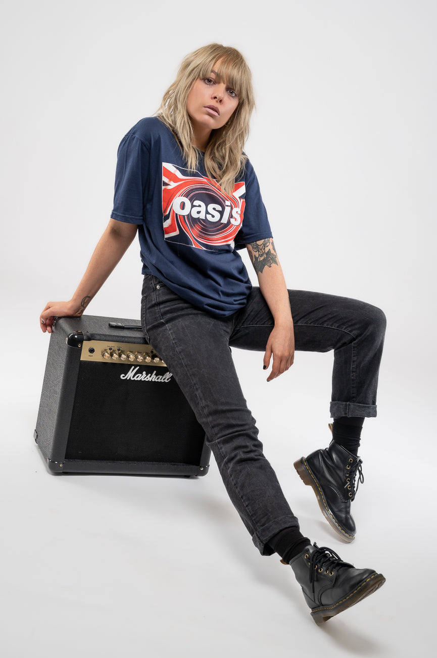 Oasis Union Jack Logo T Shirt product image 5