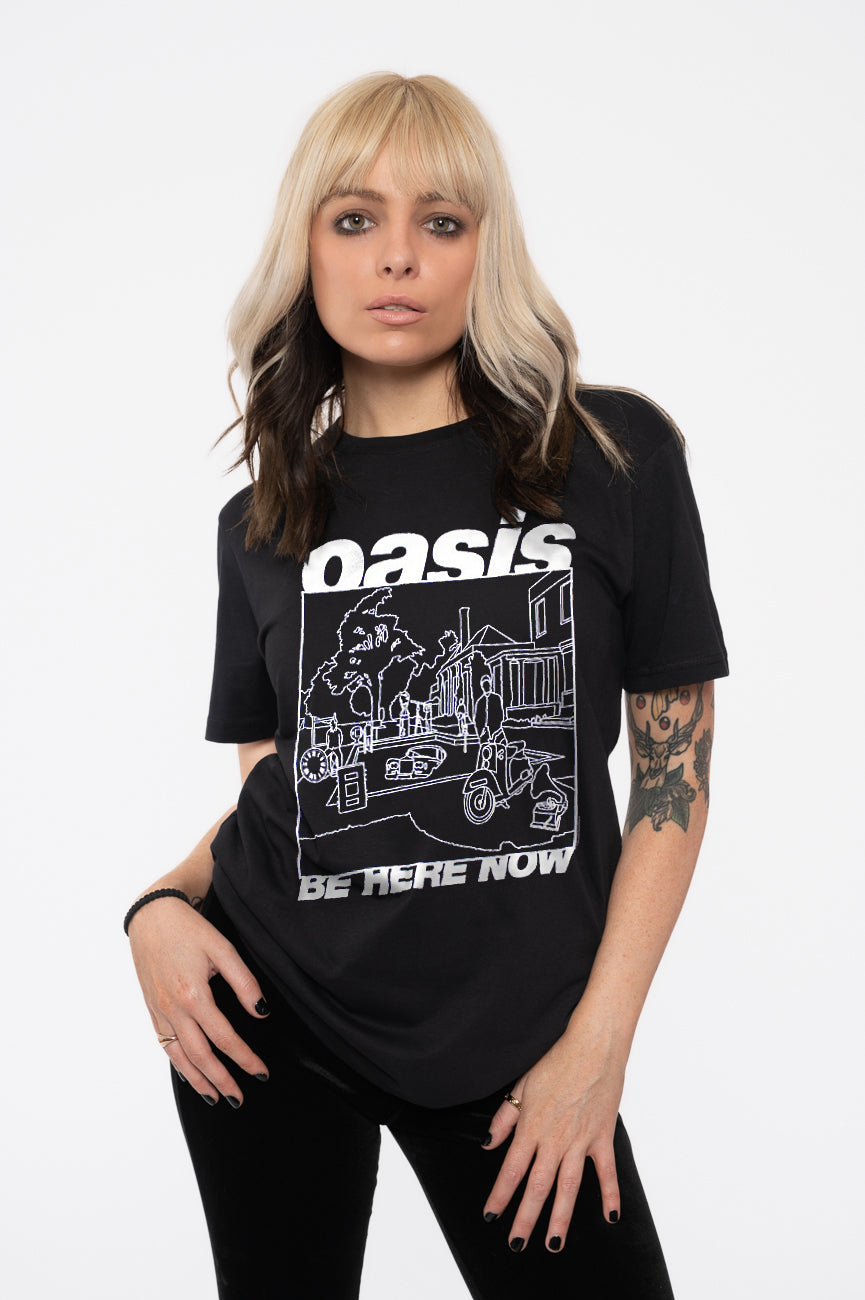 Oasis Be Here Now Line Drawing T Shirt product image 1
