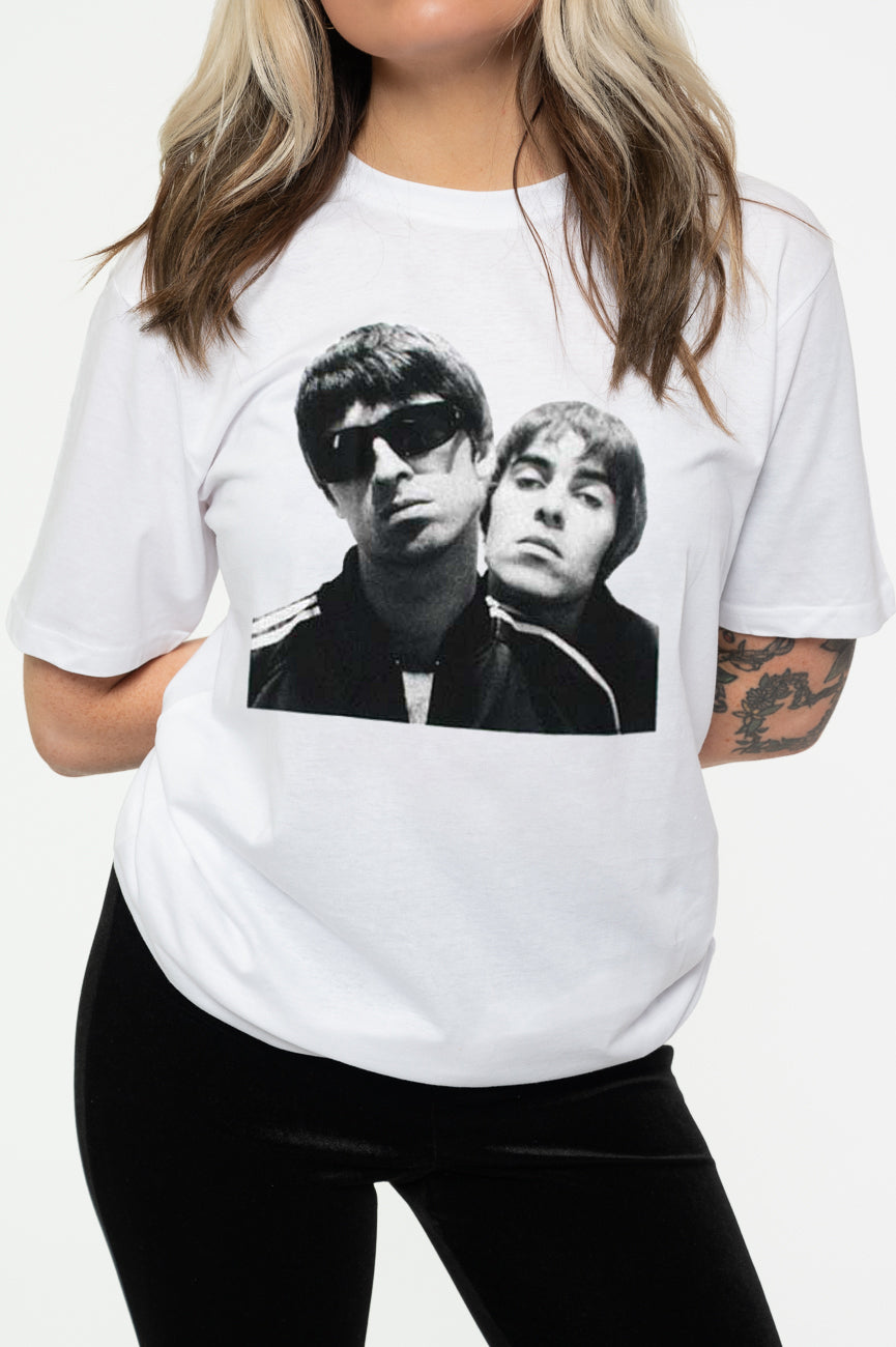 Oasis Noel And Liam Square Photo T Shirt product image 2