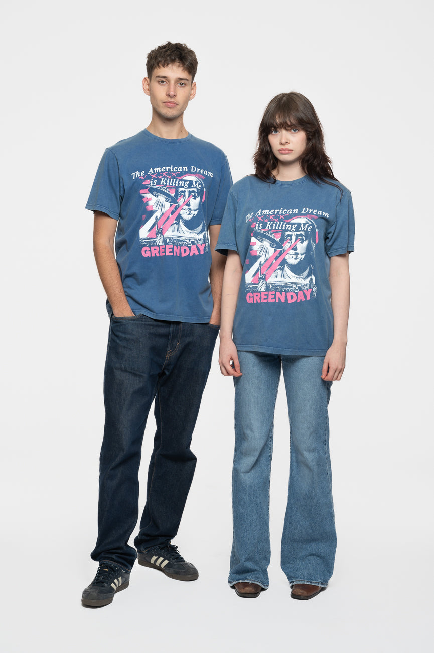 Green Day American Dream Stone Wash T Shirt product image 2