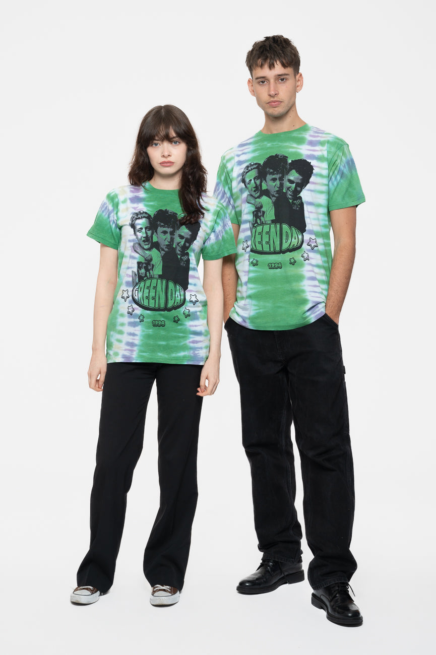 Green Day Trio Band Logo Dip Dye T Shirt product image 2