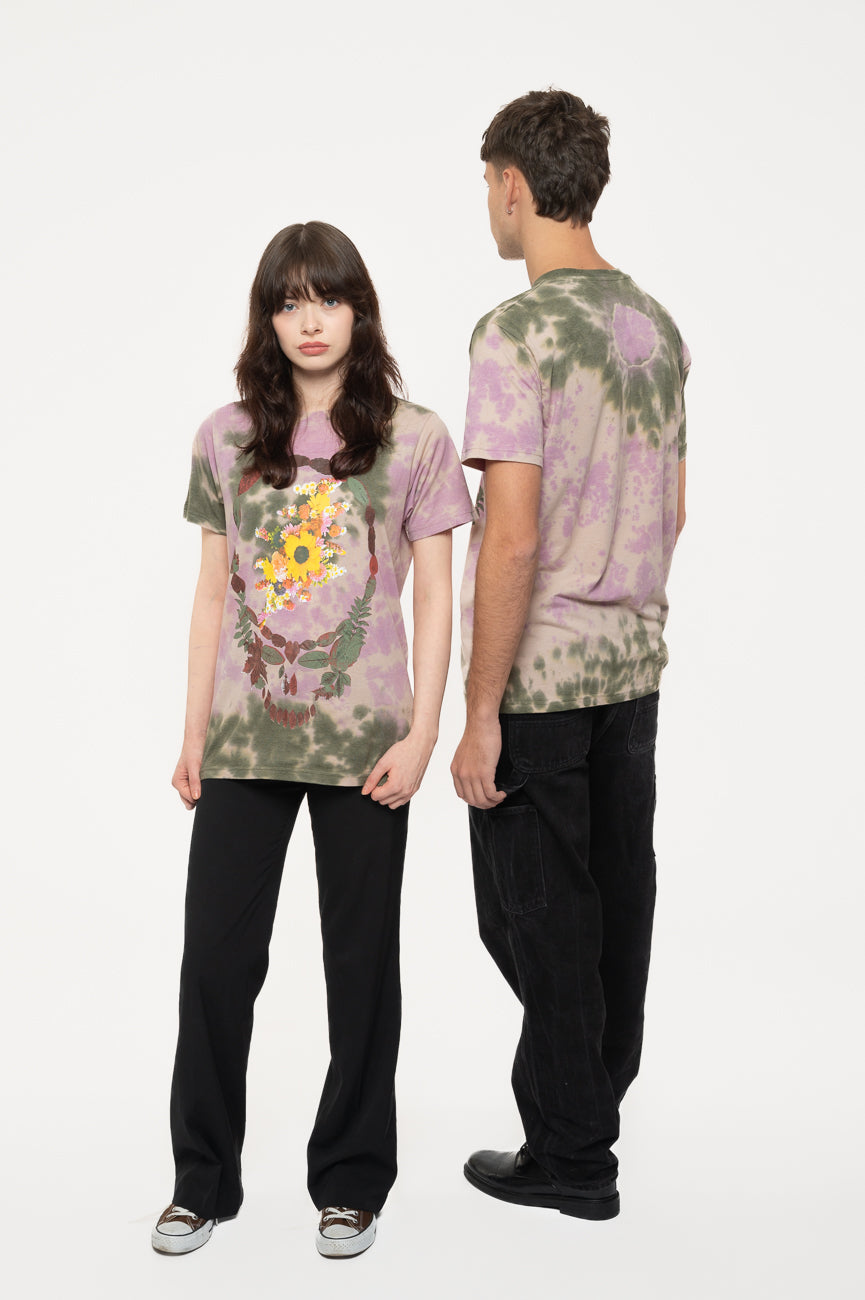 Grateful Dead Leaves And Bouquet Dye Wash T Shirt product image 2