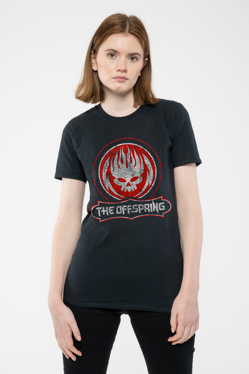 The Offspring Distressed Skull T Shirt product image 1