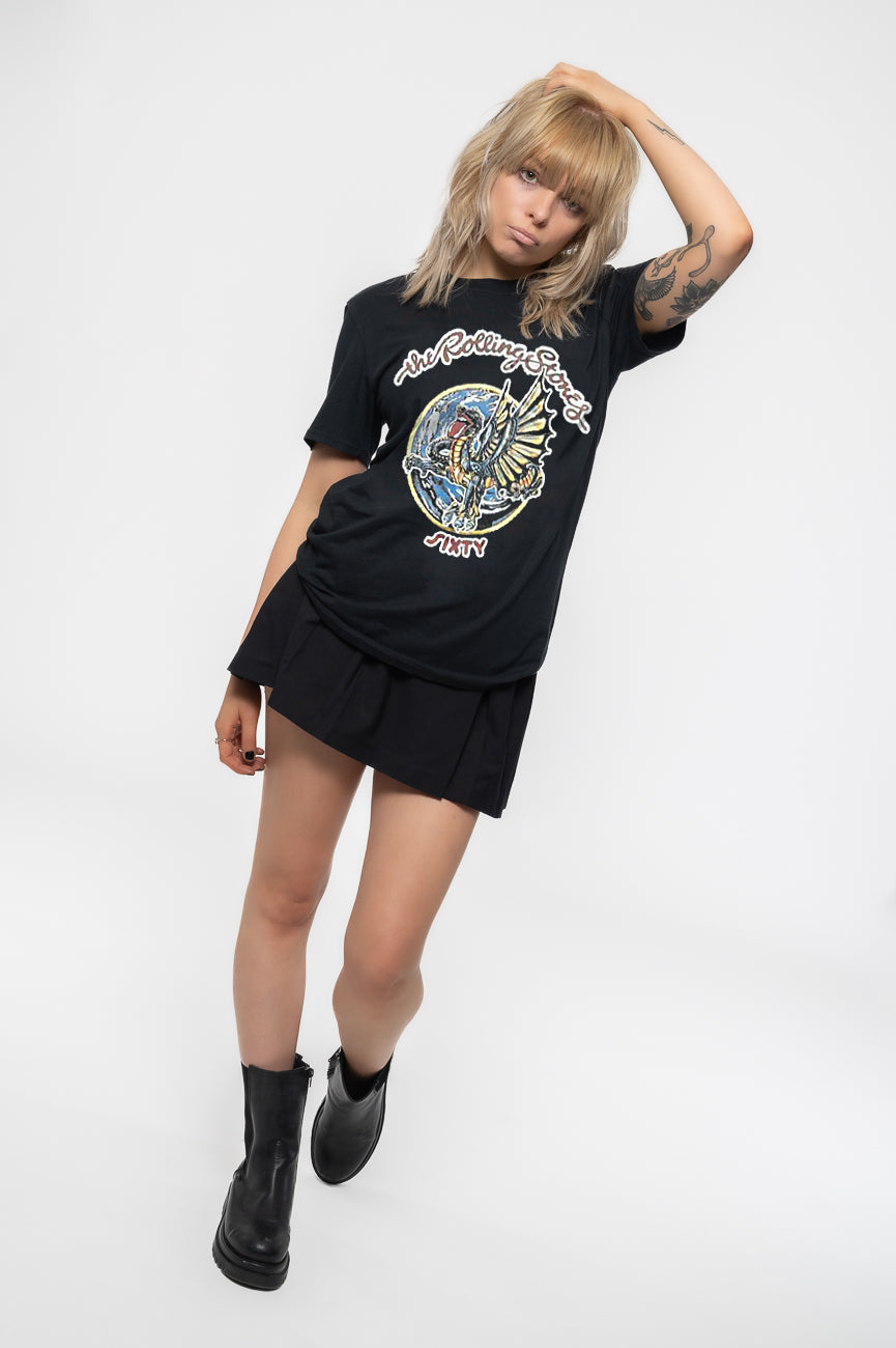 The Rolling Stones Sixty Dragon Globe Skinny Fit T Shirt product image 5