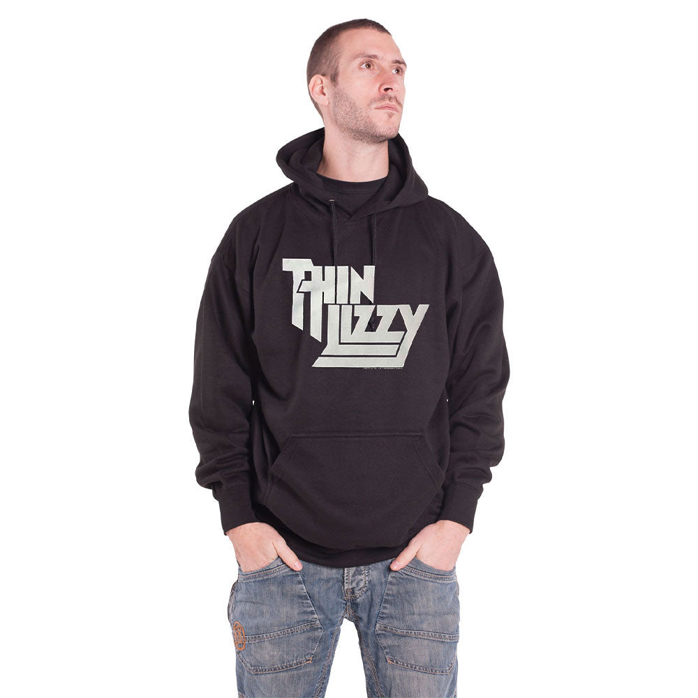 Thin Lizzy Hoodie Stacked Logo Pullover product image 1